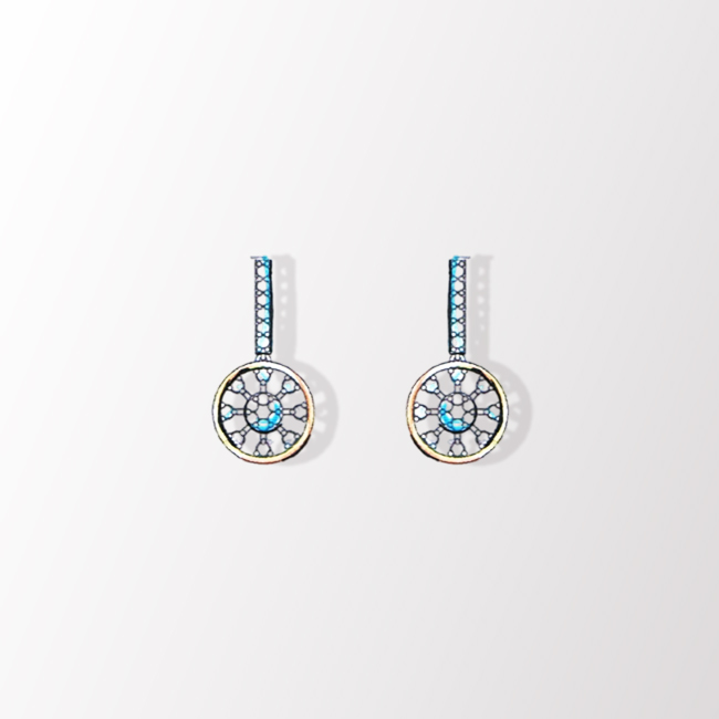 Pendant Earring Set 115 - Image 3