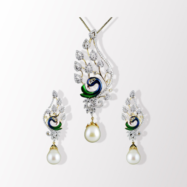 Pendant Earring Set 111