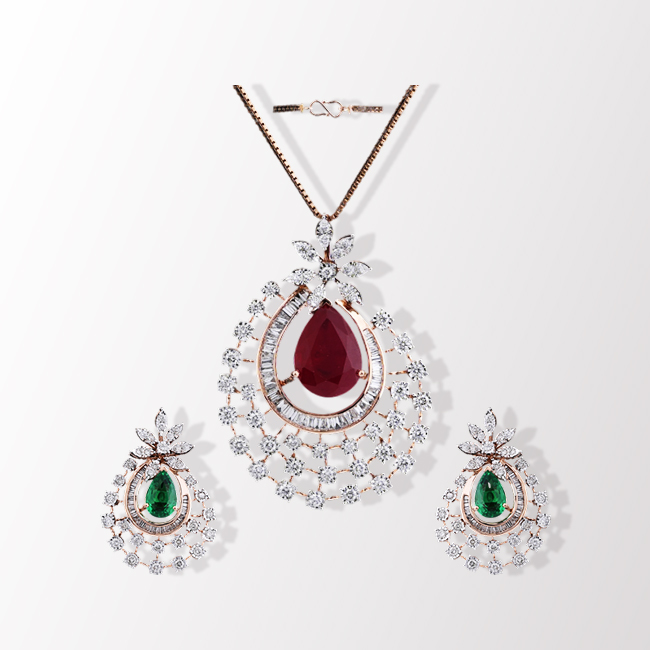 Pendant Earring Set 121