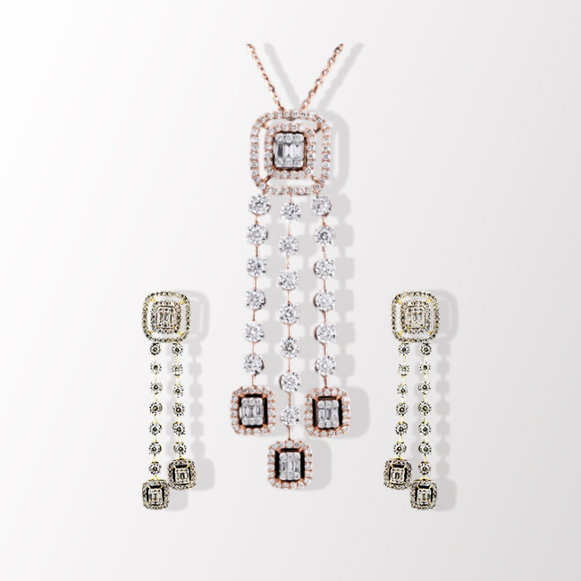 Pendant Earring Set 124