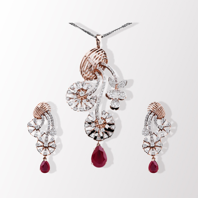 Pendant Earring Set 157
