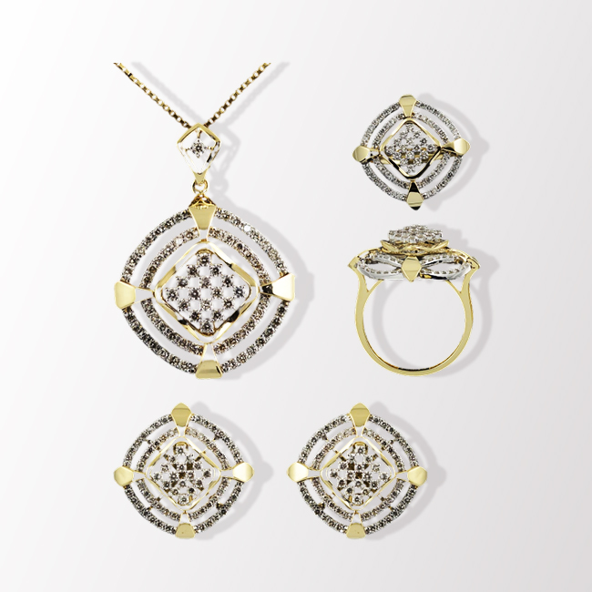 Pendant Earring Ring Set 29