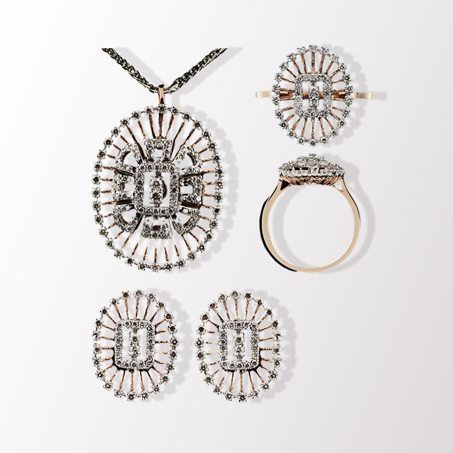 Pendant Earring Ring Set 32
