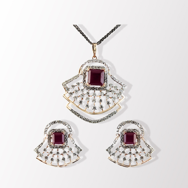Pendant Earring Set 67